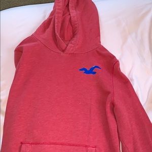Dark red Hollister hoodie
